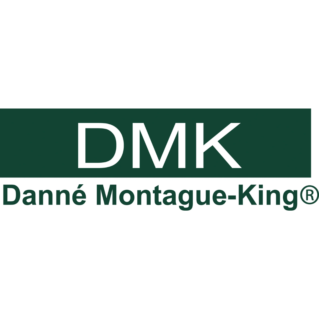 DMK Danné Montague-King logo on a white background