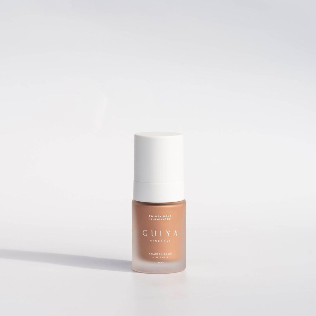 Guiya Minerals Golden Hour Liquid Illuminator - Sunset
